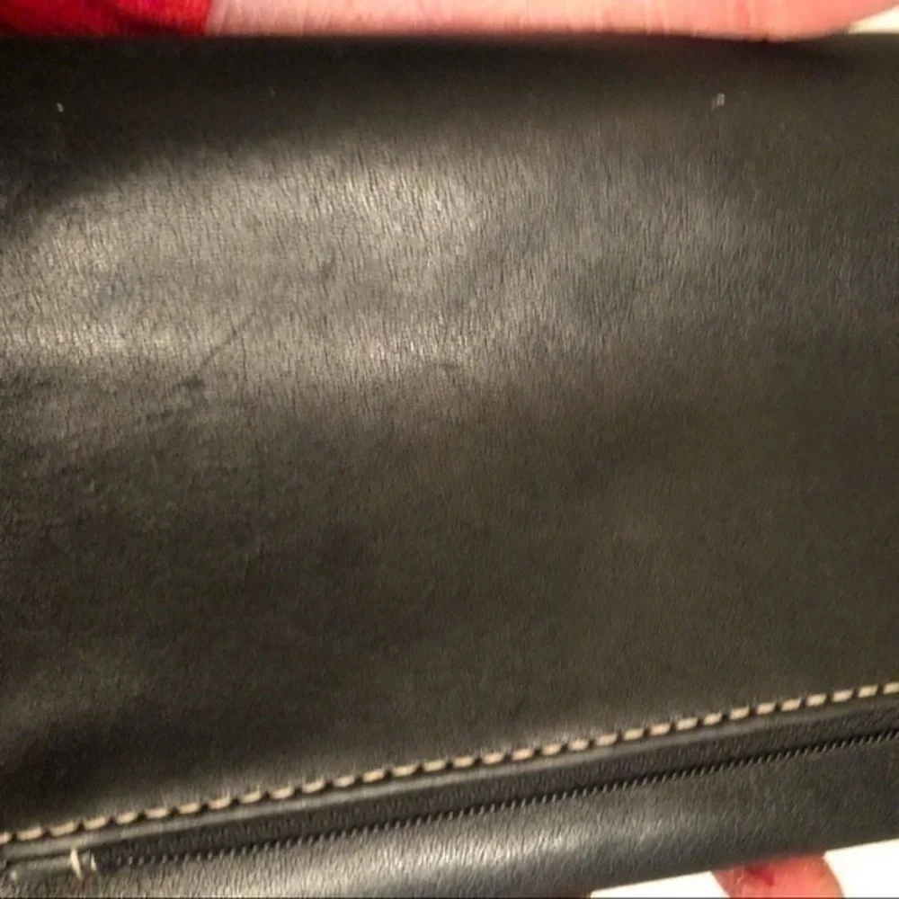 Coach black checkbook wallet - Picture 8 of 16